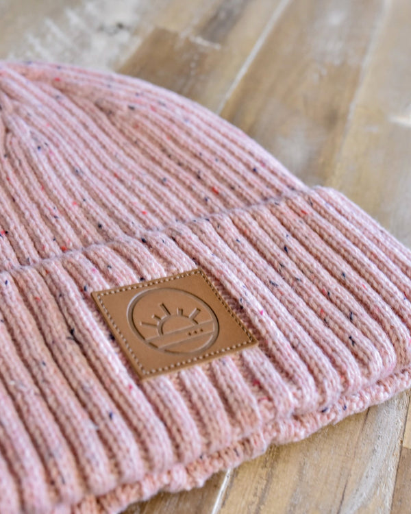 Knit Beanie - Pink